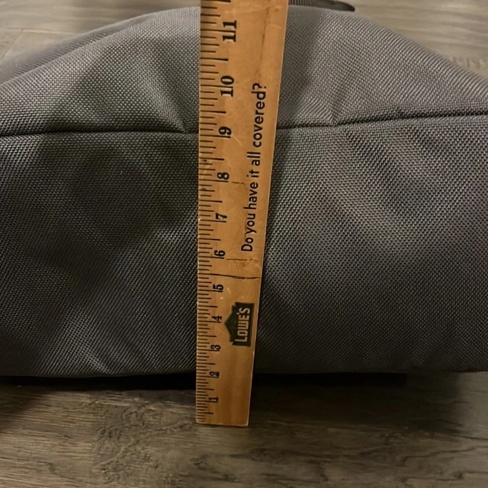 Nautica Grey Orange Canvas Tote new beach pool vacation